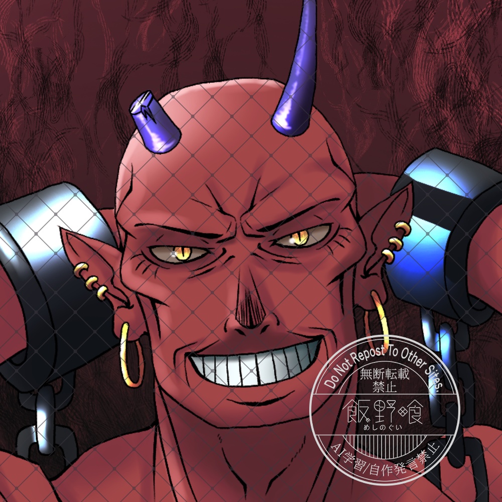 立ち絵素材_赤鬼