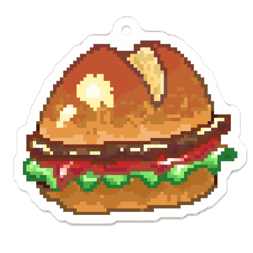 ハンバーガーアクリルキーホルダー