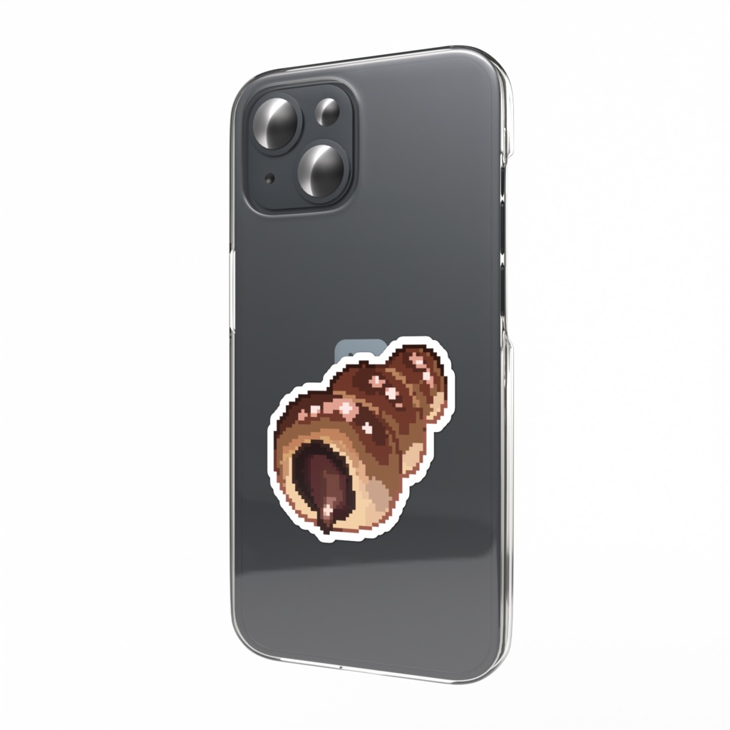 ドット絵チョココロネステッカー