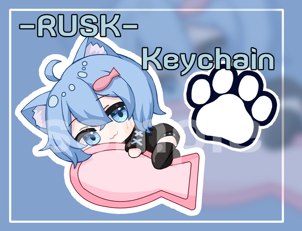 【-Rusk-】Rusk_Keychain