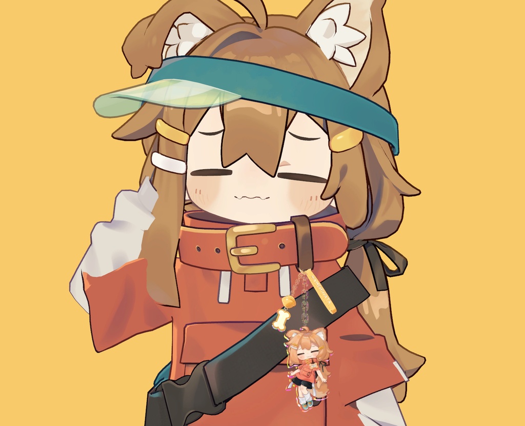 【Mamehinata Keychain】まめひなたキーチェーン