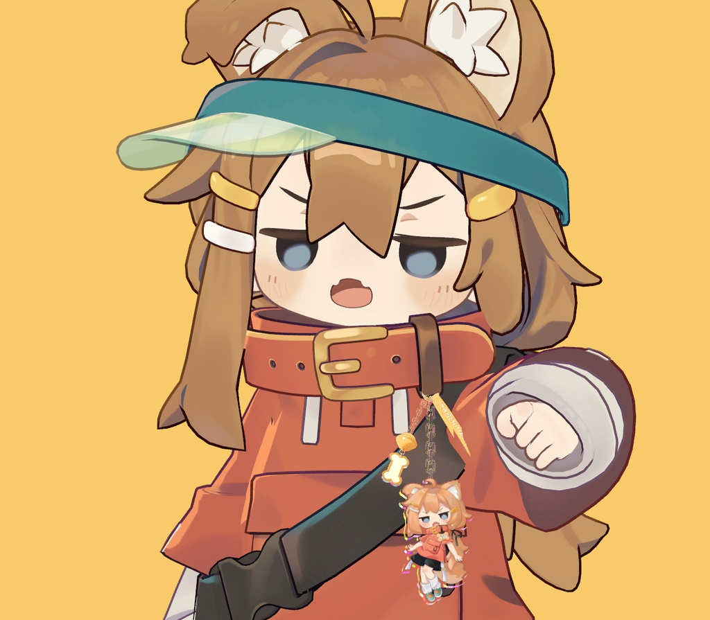 【Mamehinata Keychain】まめひなたキーチェーン