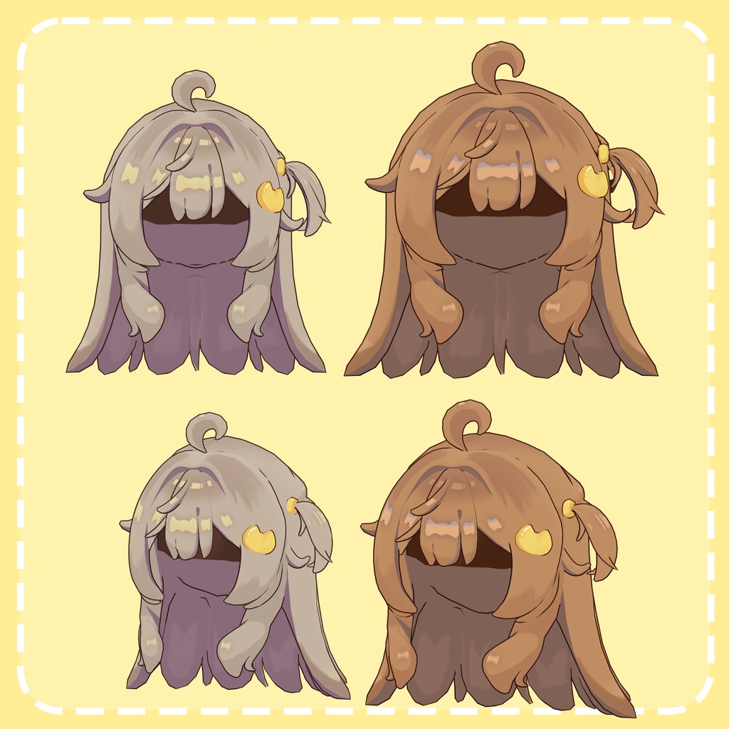 【キプフェル/まめひなた 対応】ハーフアップ Half-Up Ponytail 半扎单马尾发型