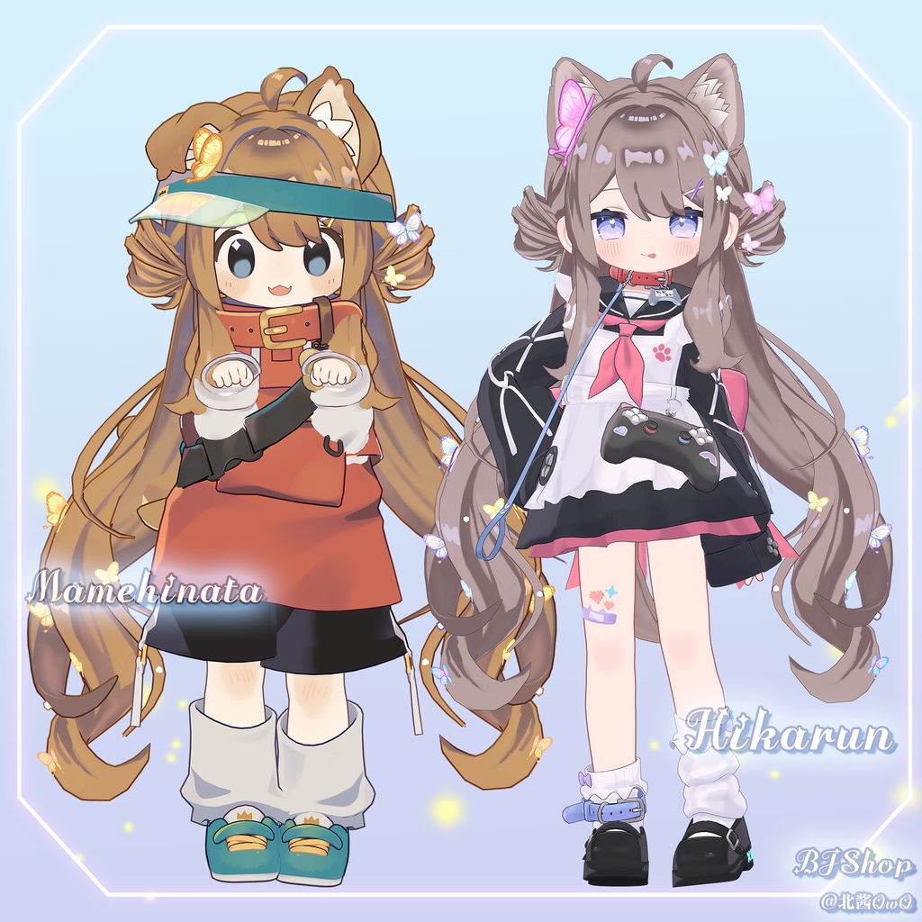 【10アバター対応】🦋Butterfly Hair🦋