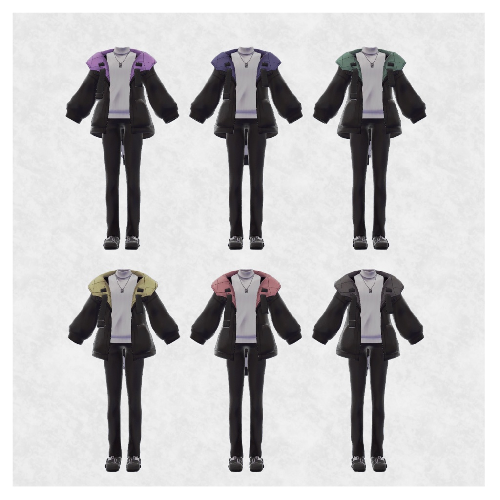 【4アバター対応】monochroic