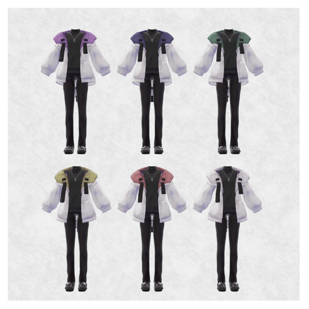 【4アバター対応】monochroic