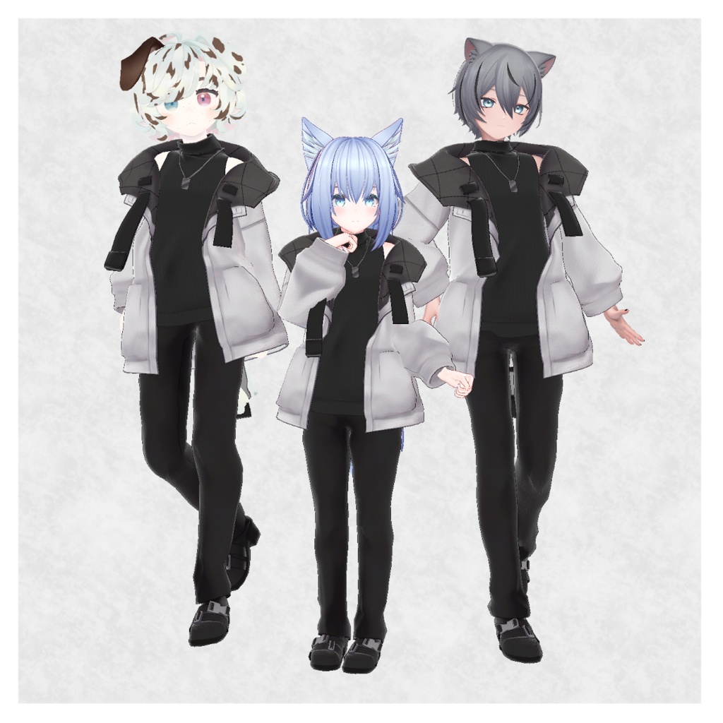 【4アバター対応】monochroic