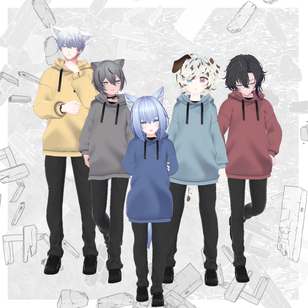 【6アバター対応】Urban mist