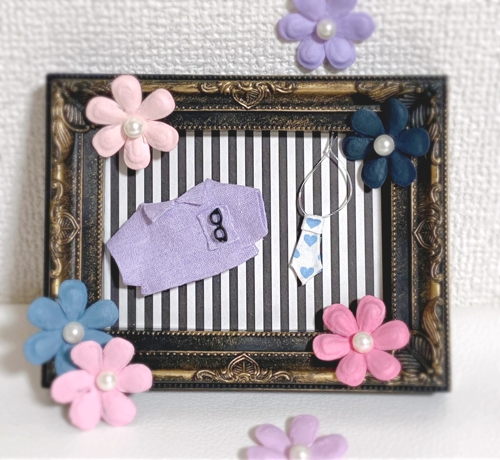 麻のシャツとおまけネクタイ