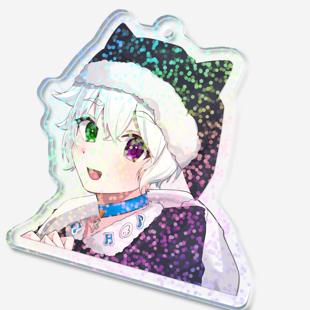 チロル黒サンタアクキー