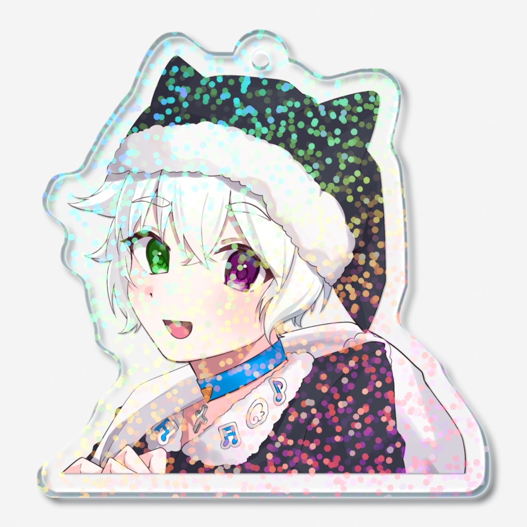 チロル黒サンタアクキー