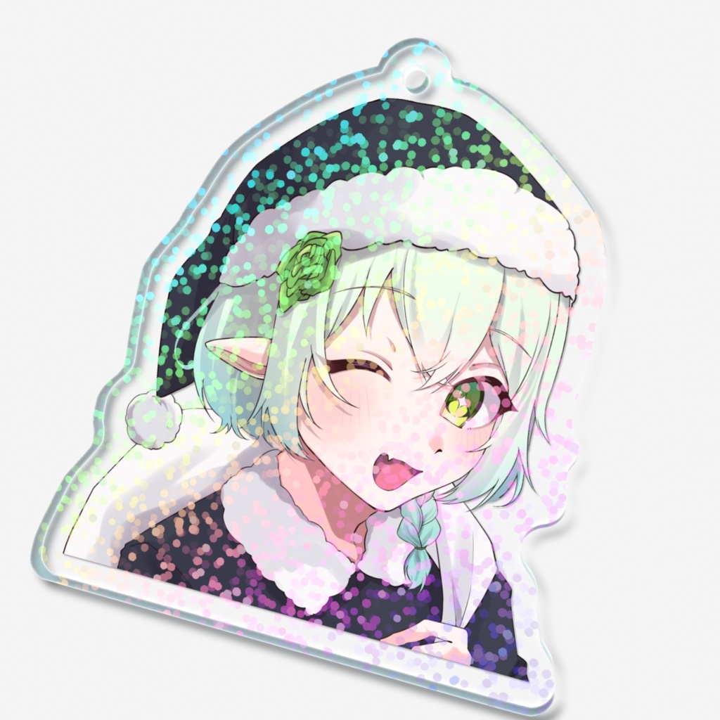 やまのね黒サンタアクキー