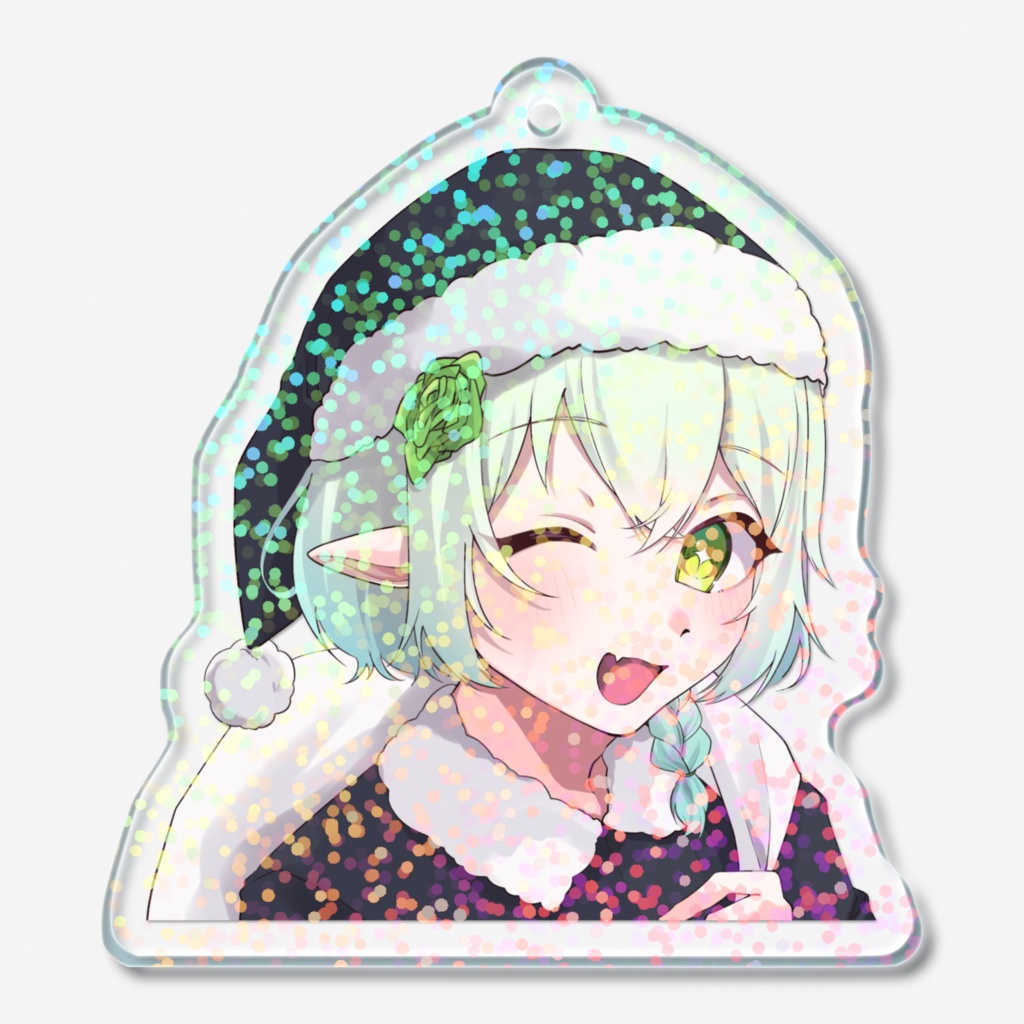 やまのね黒サンタアクキー