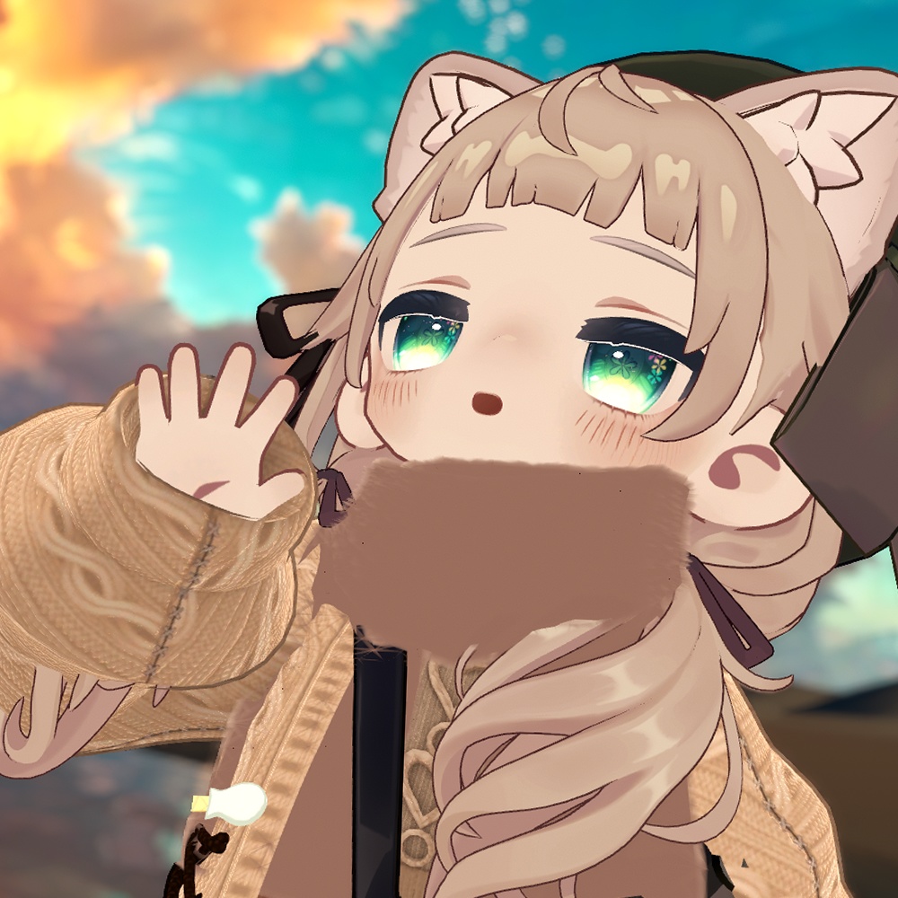 【3アバター対応】花咲くピュア乙女アイ&メイクテクスチャ【全10種】