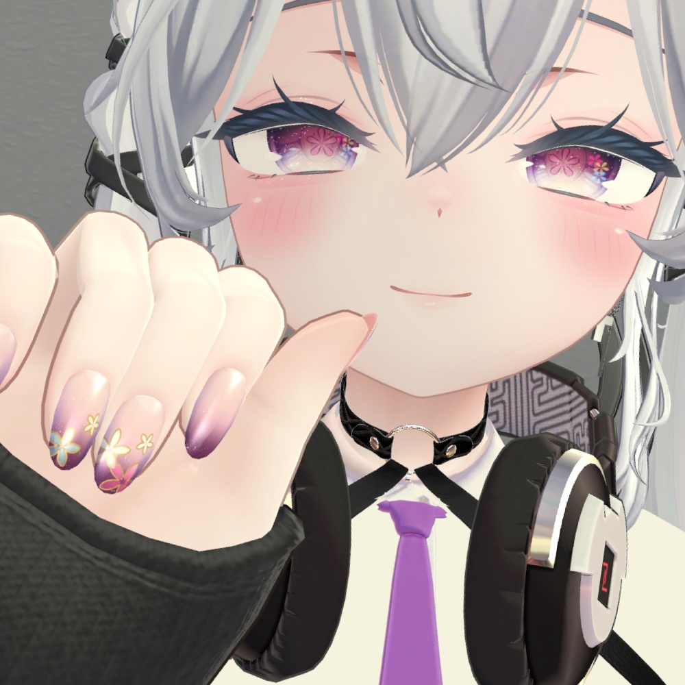 【Sio+MDollnail対応】花咲くピュア乙女ネイルチップ【全5種】