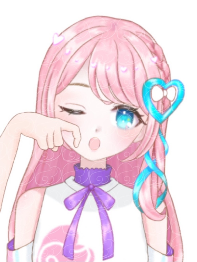 目をこする手の素材