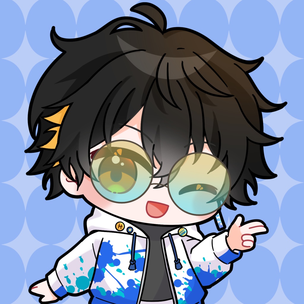 ステッカー(ウィンク)