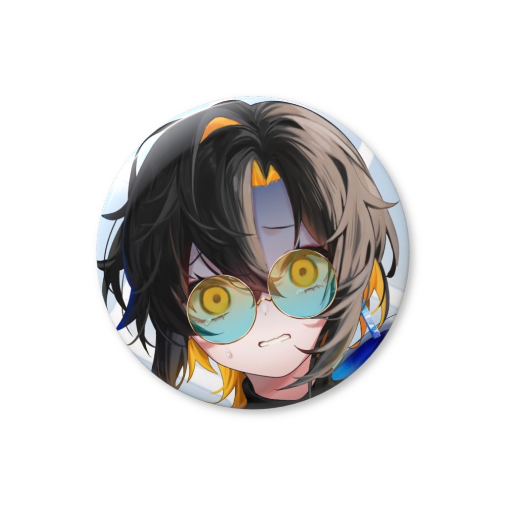 缶バッジ(恐怖・サングラス有)