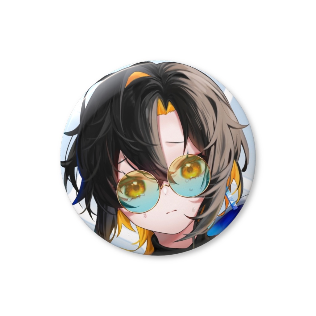 缶バッジ(泣顔・サングラス有)