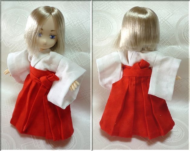オビツ11、ねんどろいどサイズ 巫女風衣装
