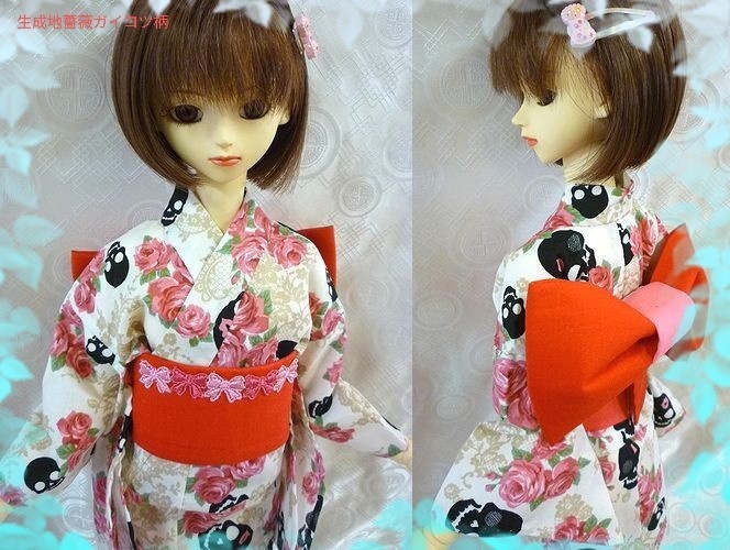 1/3ドールサイズ(SD、13SDサイズ)浴衣セット
