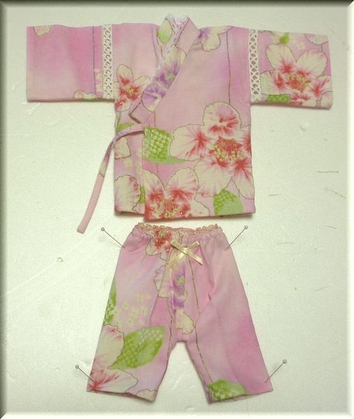 40センチドールサイズ 甚平