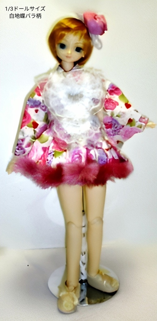 和エプロンドレスセット(1/3ドールサイズ、1/6ドールサイズ)