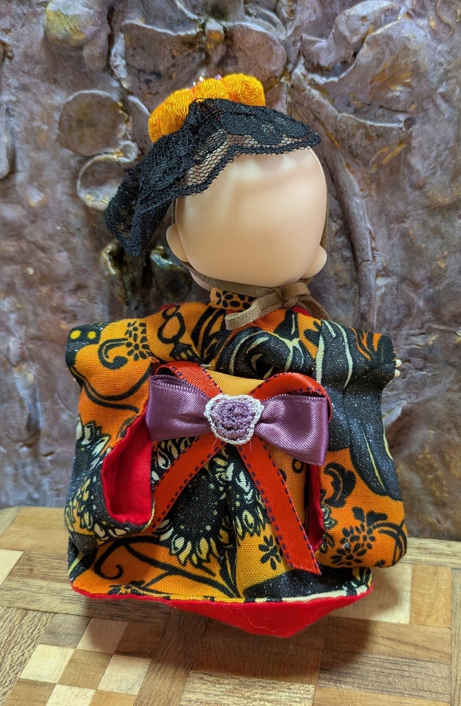 オビツ11·ねんどろいどサイズ　ハロウィン着物ドレス