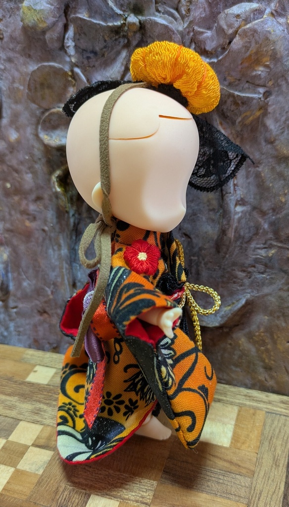 オビツ11·ねんどろいどサイズ　ハロウィン着物ドレス