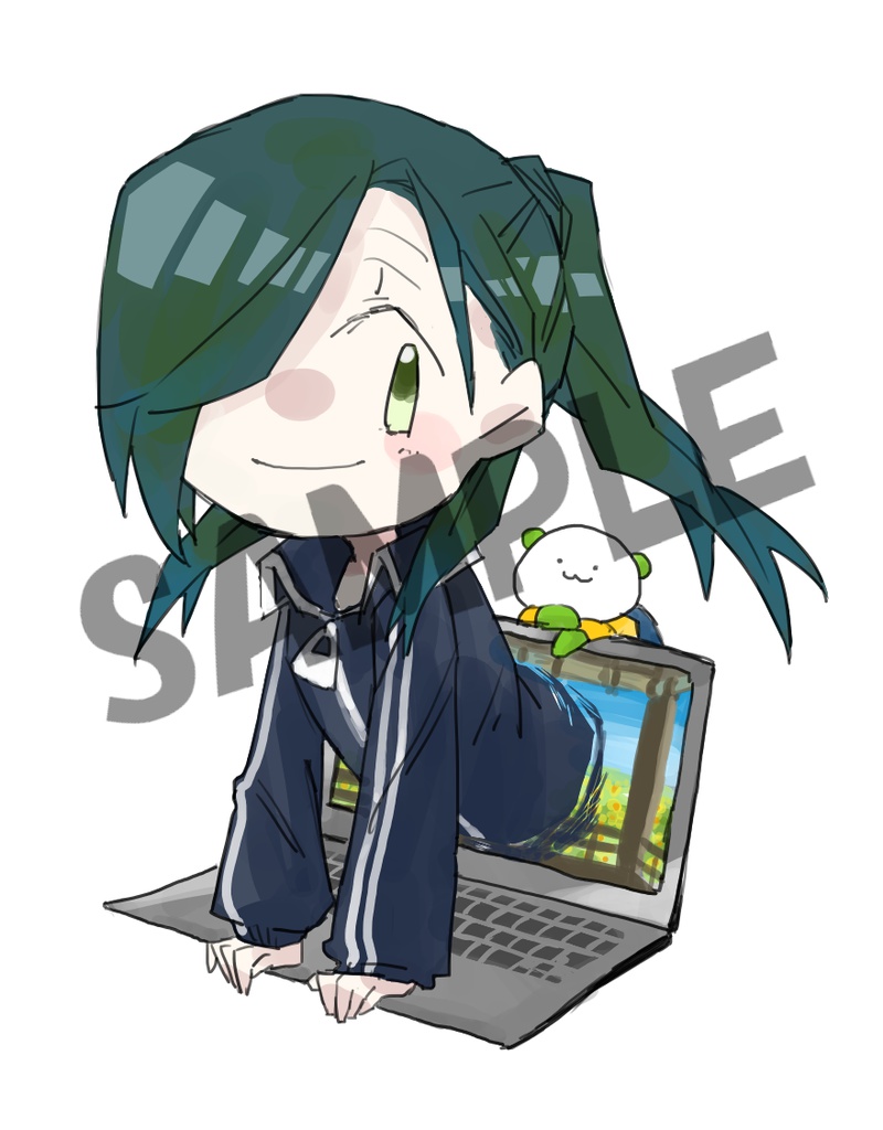 にっかり青江とくまくんアクリルキーホルダー