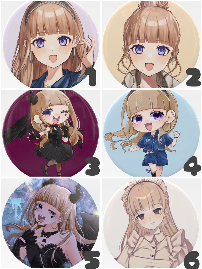 海月ことは グッズ 缶バッジ