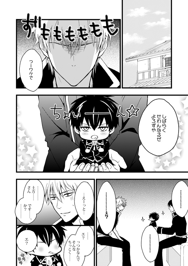 【ちびセット】俺の副長てのひらサイズ+俺の(?)万事屋てのひらサイズ+ねこ方本=2冊セット