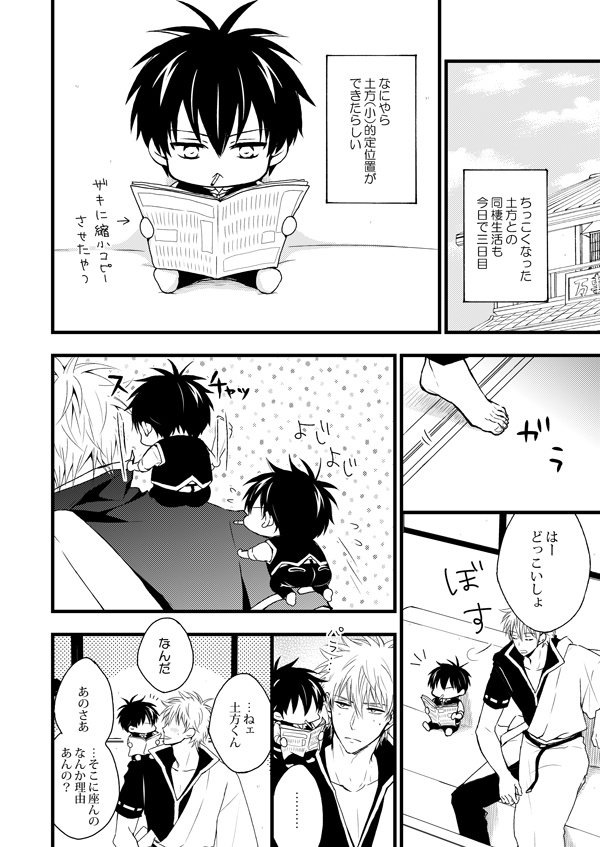 【ちびセット】俺の副長てのひらサイズ+俺の(?)万事屋てのひらサイズ+ねこ方本=2冊セット