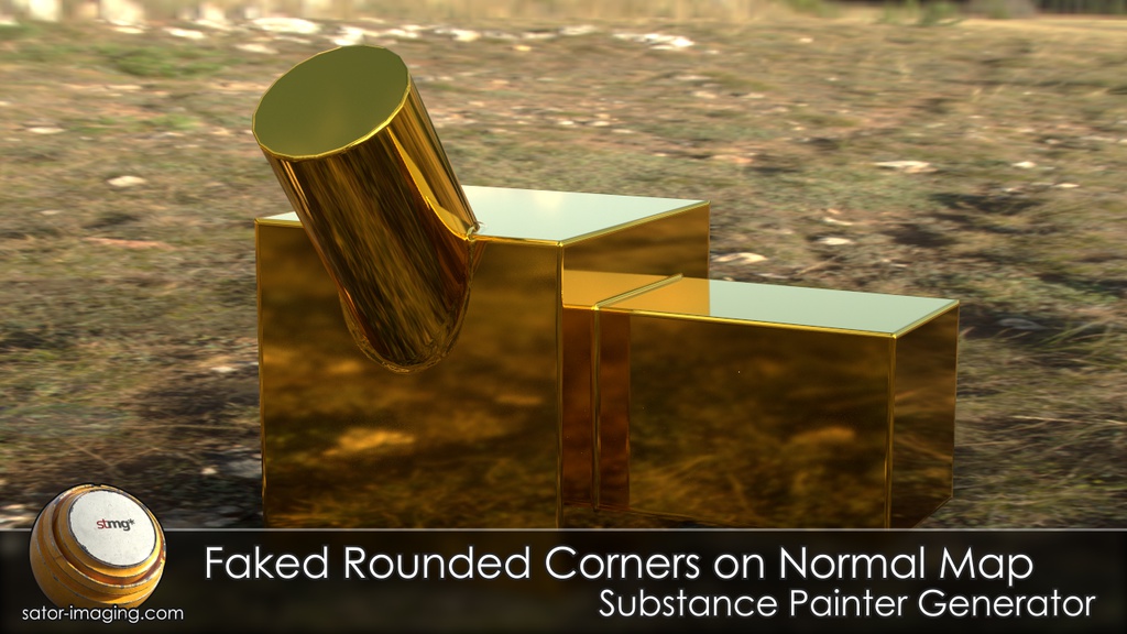 Substance Painter 面取り・ベベル フィルター