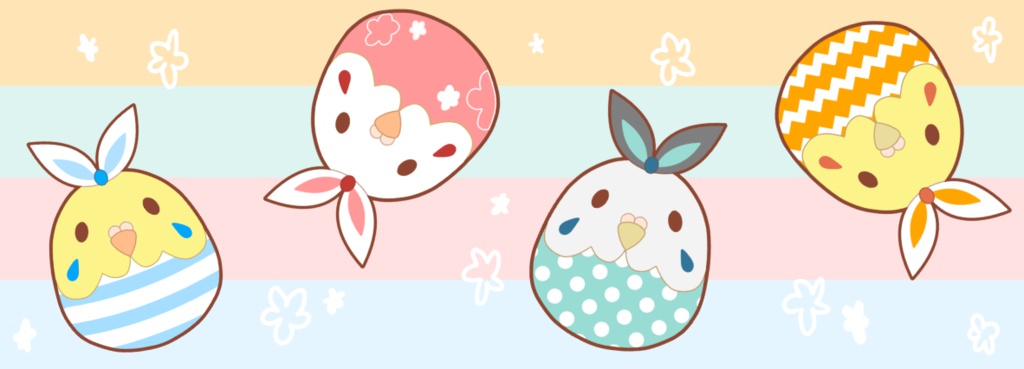 ぴ~すた~えっぐ。マスキングテープ