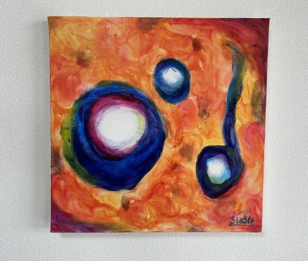 キャンバス作品「またあえるといいね」