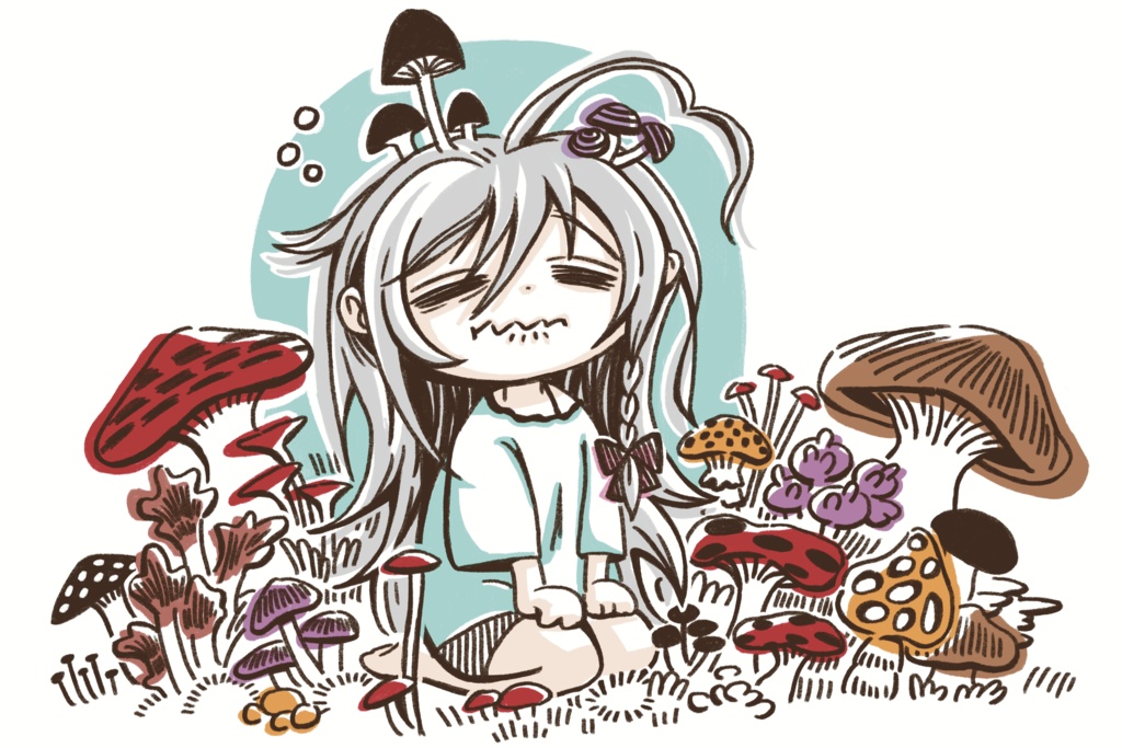 ねむねむしょこTシャツ