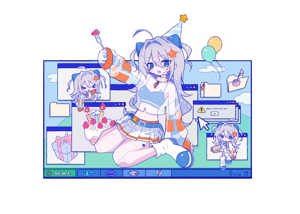 アクリルジオラマ（お誕生日）