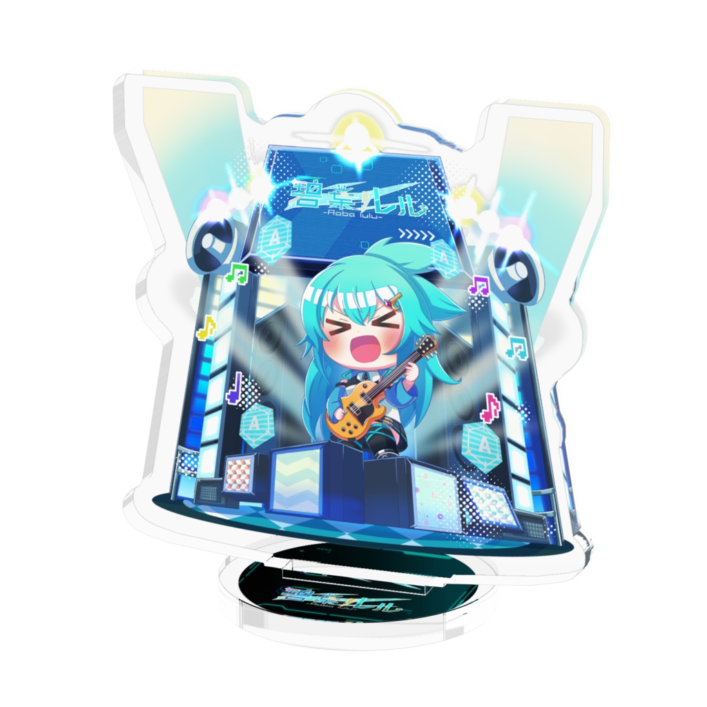碧葉ルル　ライブイラストアクリルスタンド（表情：＞＜）