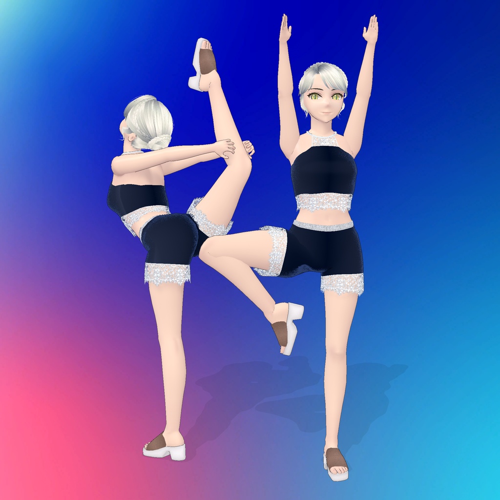 無料 オリジナルVRMモデル Wanime わにめ