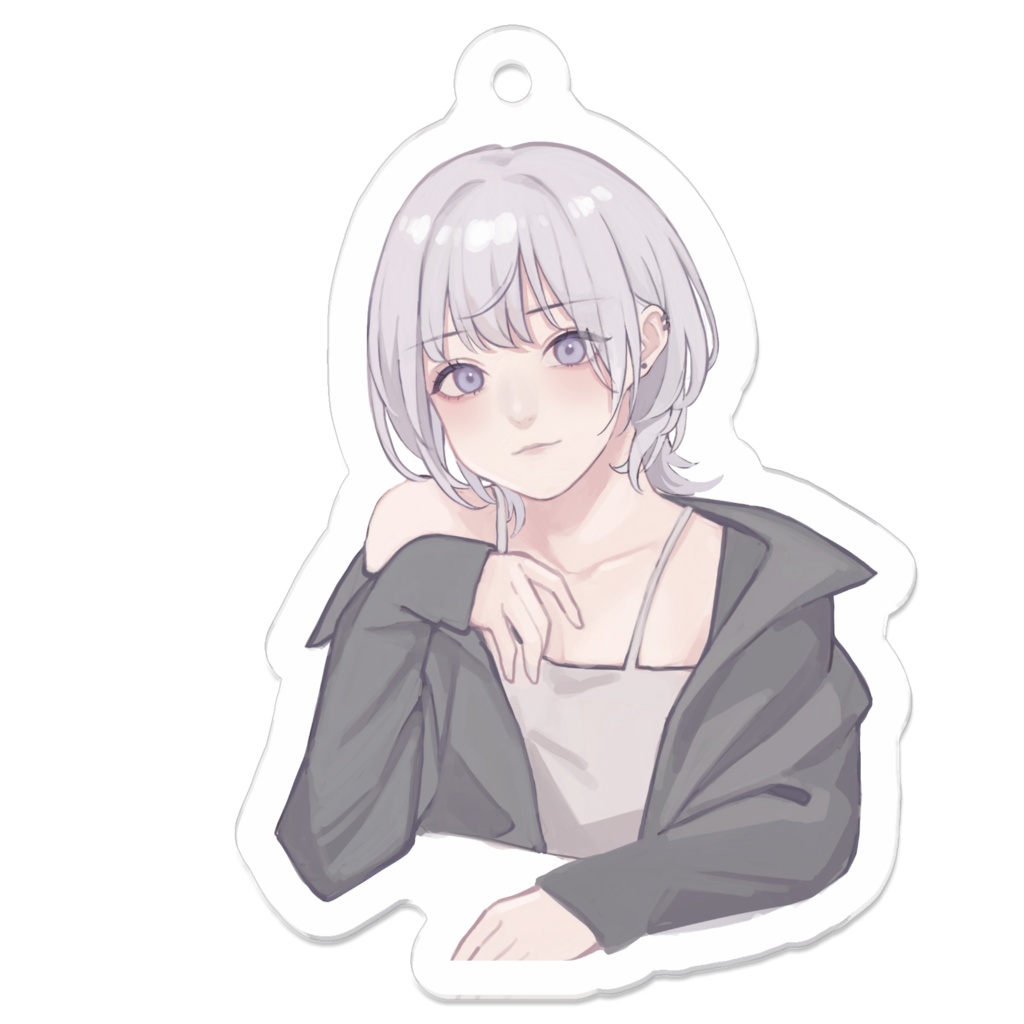 ゆるっとあもアクリルキーホルダー