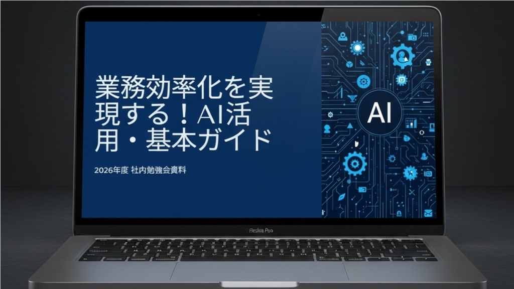 【Canva編集可】社内勉強会用スライド「AI活用ガイド」テンプレート