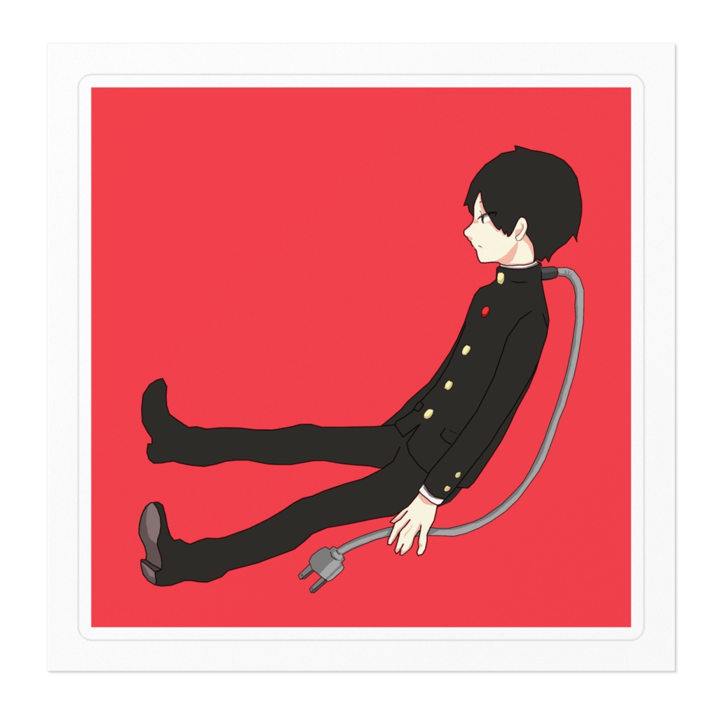 機械少年ステッカー