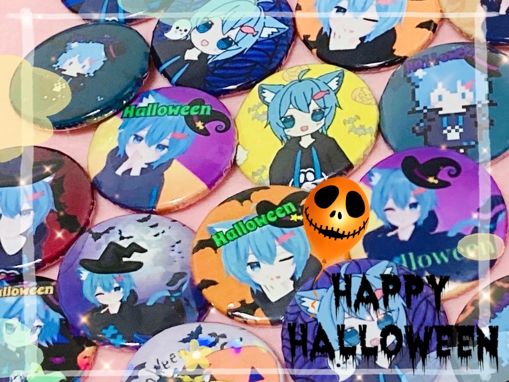 ふちゃオリ缶バッチ×5こset!!