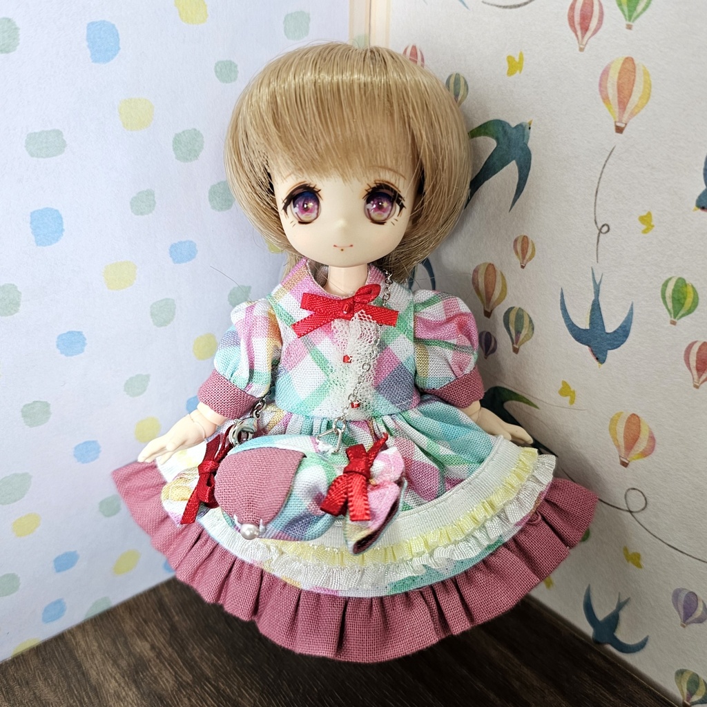 【オビツ11】ドレスセット 1【ピコニーモP着用可】