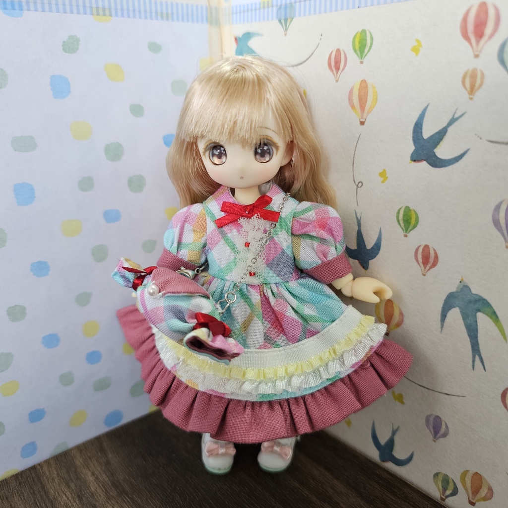 【オビツ11】ドレスセット 1【ピコニーモP着用可】