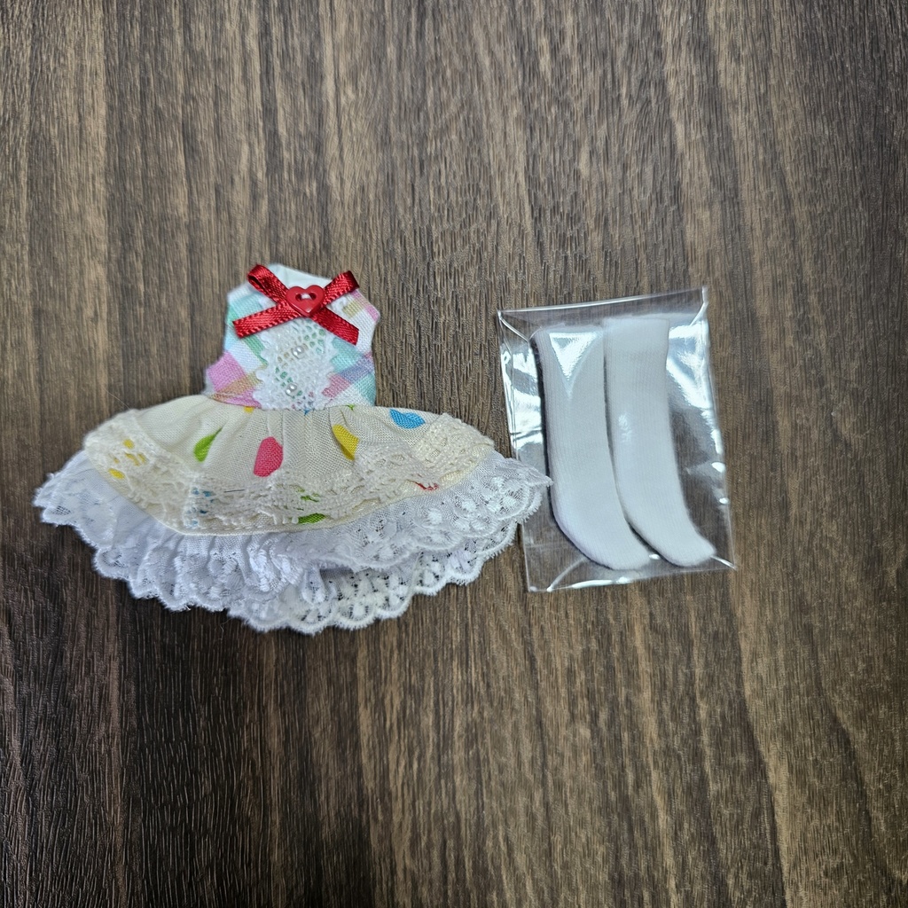 【オビツ11・ピコニーモP】ノースリーブドレスセット 2