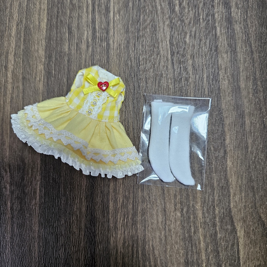 【オビツ11・ピコニーモP】ノースリーブドレスセット 5