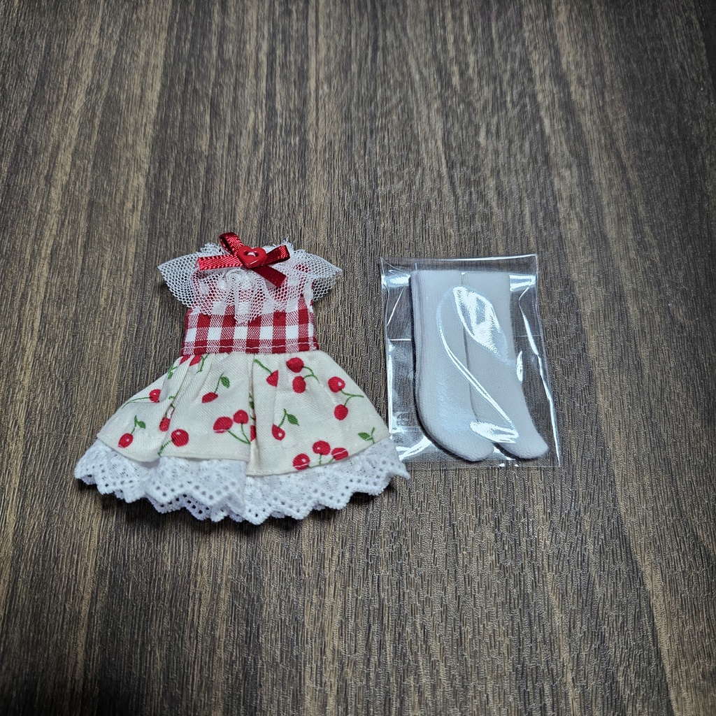 【オビツ11・ピコニーモP】ノースリーブドレスセット 6