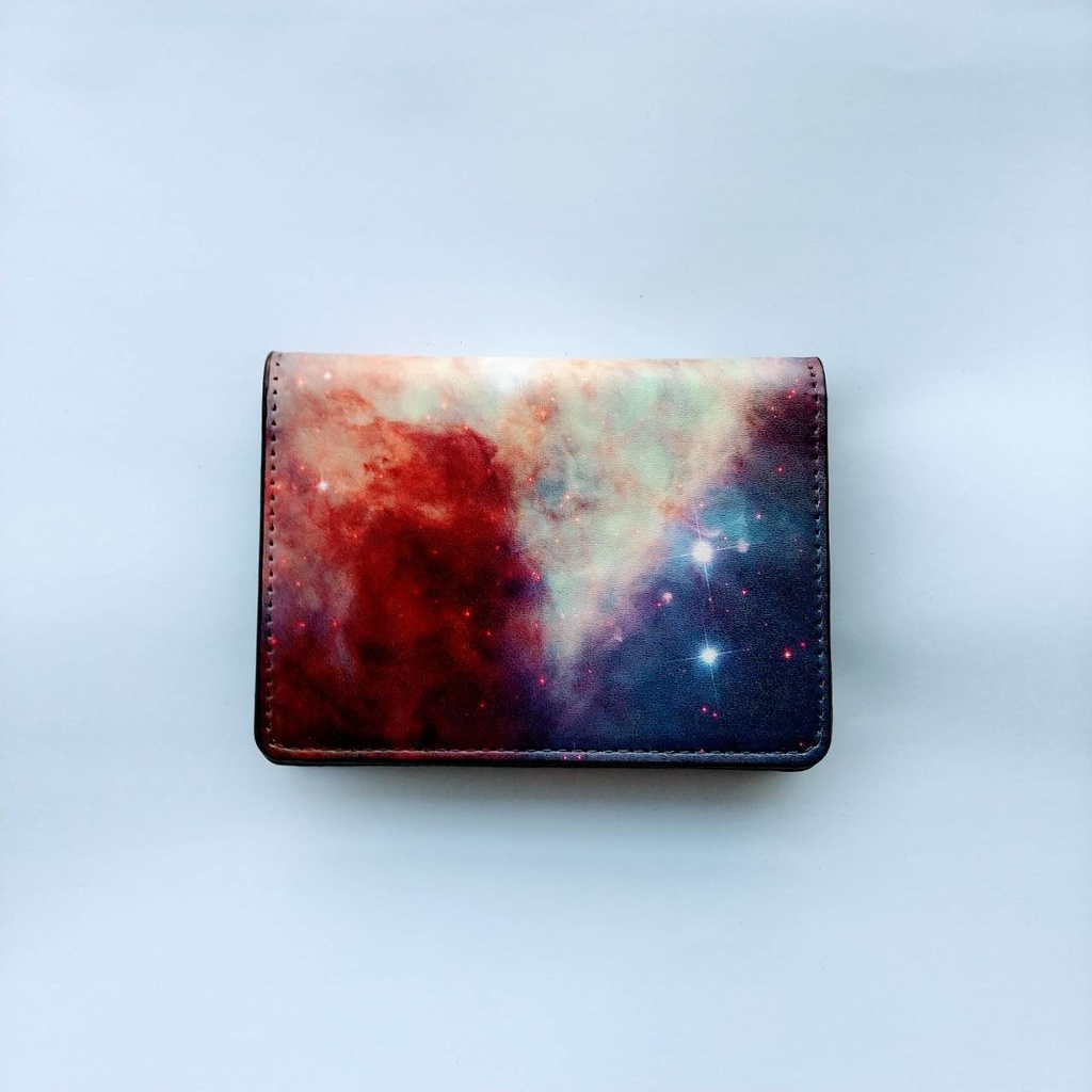 【New!】Galaxy Card Case - Cosmic Pink -｜銀河柄カードケース